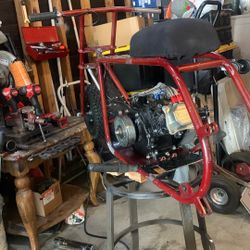 GTS mini bike frame  with seat and panals lmk if u want front tire or engine or clutch 