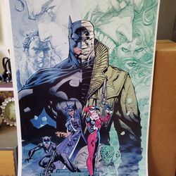 BATMAN HUSH 11 x 17 cardstock print