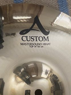 Zildjian 14" A Custom Mastersound Hi-Hat Cymbals (Pair) Brand New