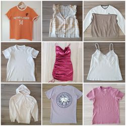 Women’s Clothing Bundle Tshirt Crop top Dress Sweater Hoodie 