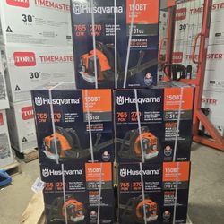 NEW IN BOX Husqvarna 150BT Backpack Leaf Blowers. 
765-CFM
270-MPH
$349