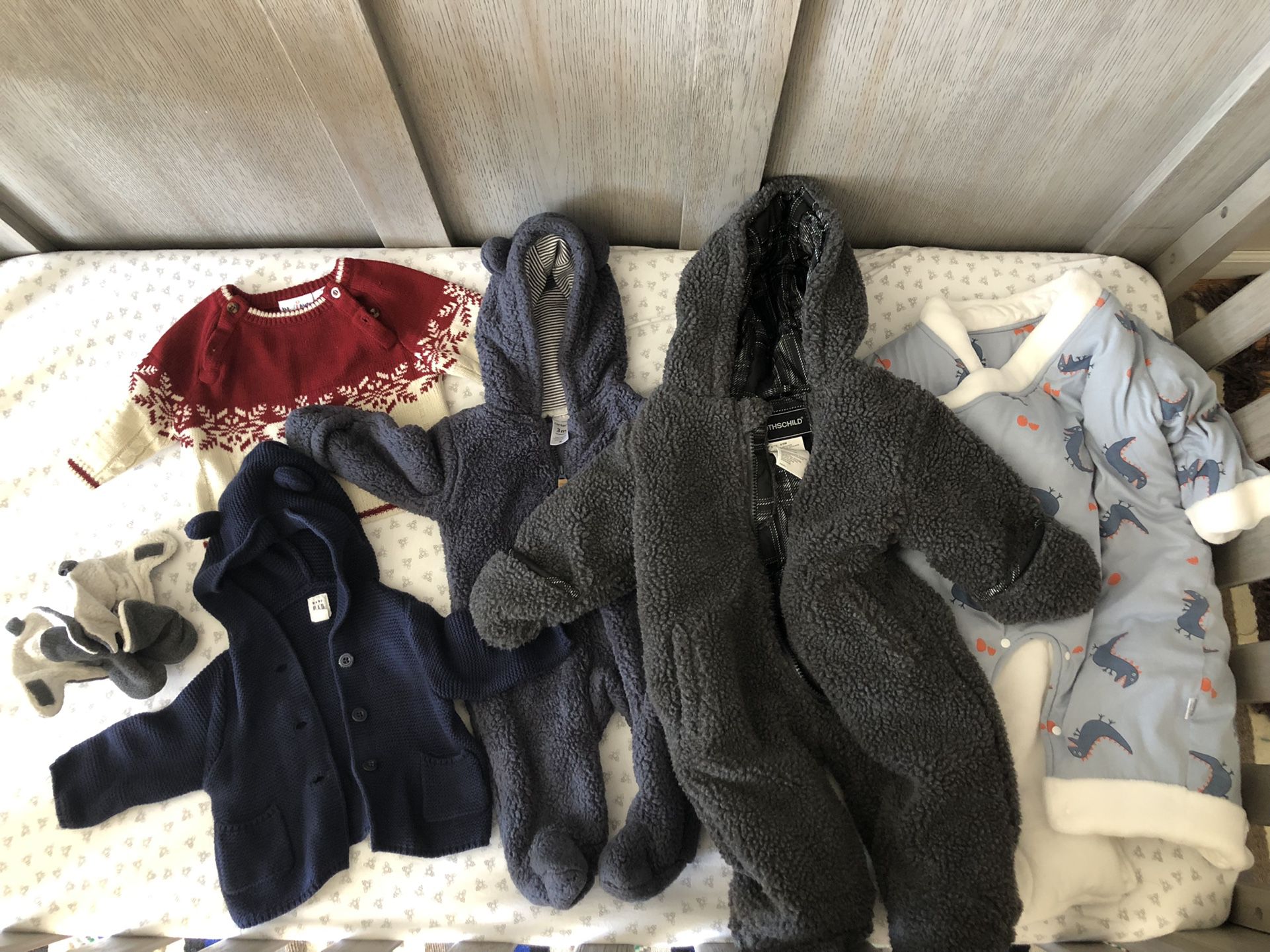 Bundle Of 6 Baby Winter Items 