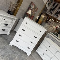 SALE Farmhouse chest of drawers (aka tall dresser)-by Bassett/  nightstands avail. also