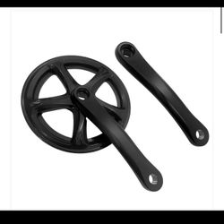 Folding Bike Crankset 48T Square Hole 170Mm Cnc Crankset Bicycle Crank Set Sprocket