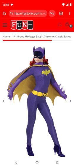Authentic DC Comics Vintage Batgirl Costume