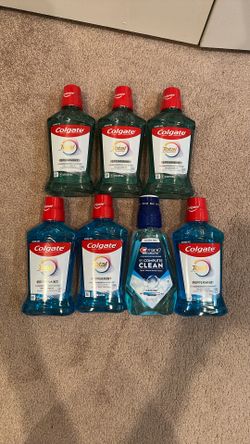 Crest & Colgate mouthwash 16.9 oz: $2 each