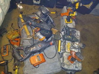 Lots of power tools