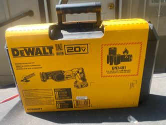 DeWalt reciprocating saw kit 20v