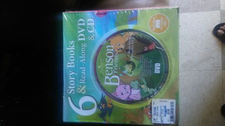 Story books with read along DVD and CD. New fir $5