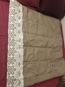 Taupe/beige Comforter
