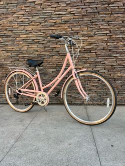 Retrospec “ Beaumont “ City Bike Step Thru 7 Speed Pastel Pink