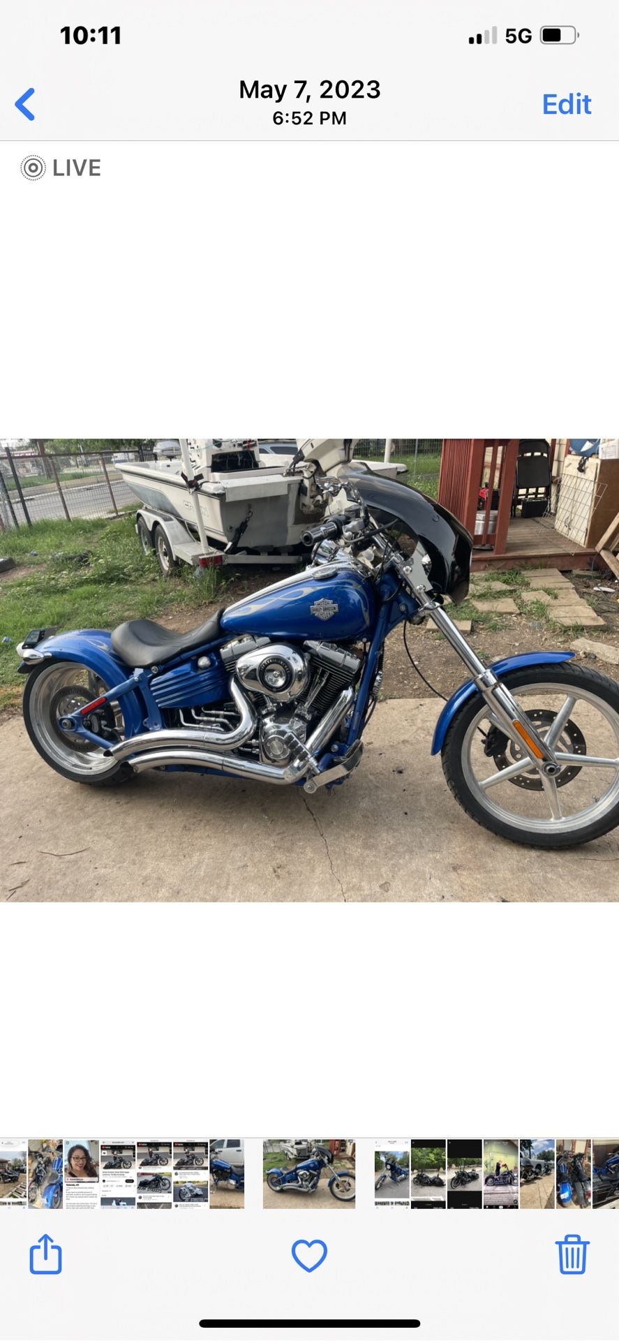 2008 Harley Rocker C Trade For Bagger