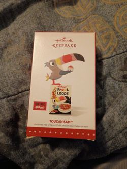 Hallmark ornament Toucan Sam from Kelloggs