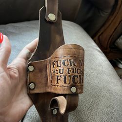 Leather Beer Holster 