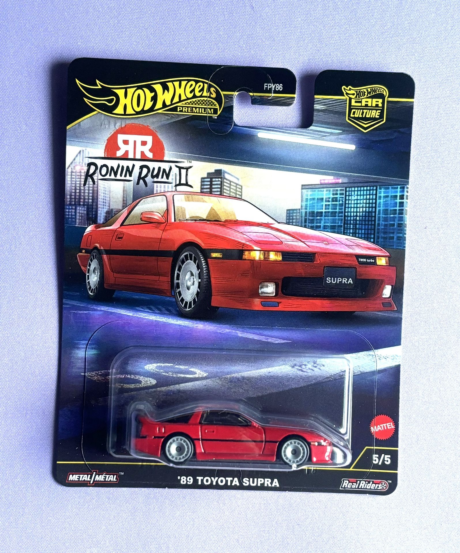 Hot Wheels Car Culture Ronin Run II ‘89 Toyota Supra