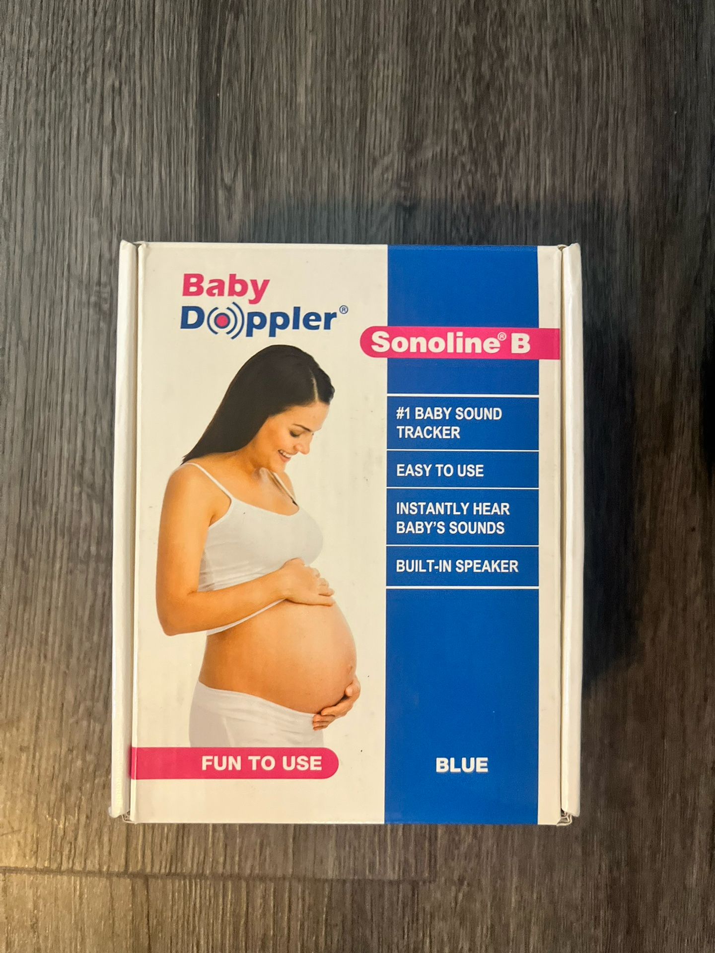 Baby Doppler Sonoline B fetal heart rate monitor.