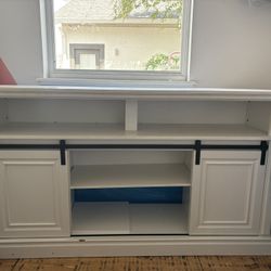 Side Tables and Entertainment Center 