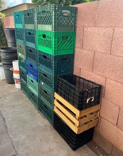 Miscellaneous Tools For Sale vintage milk crates storage boxes vinyl records