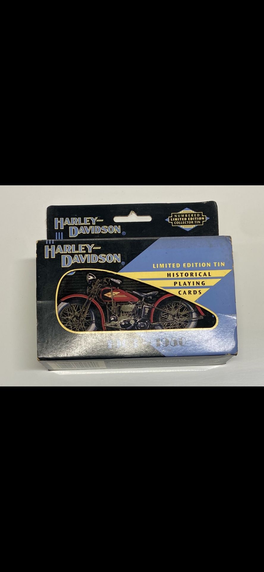 Harley Davidson playing cards