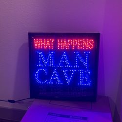 Man Cave L.E.D. Sign 