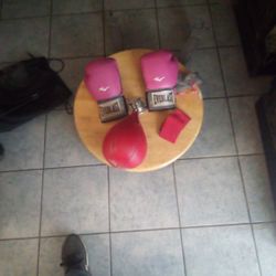 Speed Bag And Gloves