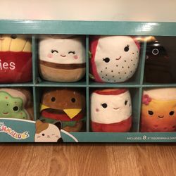SQUISHMELLOWS SET Of 8 FOOD THEMED