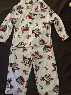 Disney Mickey Mouse Christmas Toddler Pajama Set