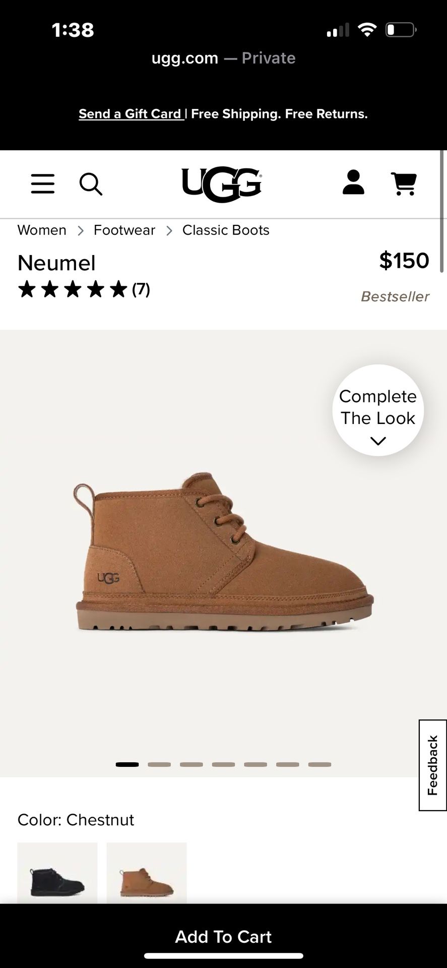 Ugg Chestnut Neumals