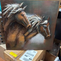 Metal Iron Work Horses