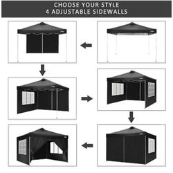 10x10'  Pop-UP Tent Foldable Canopy for Camping & Party  