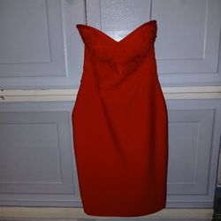 Strapless Women's Dress 