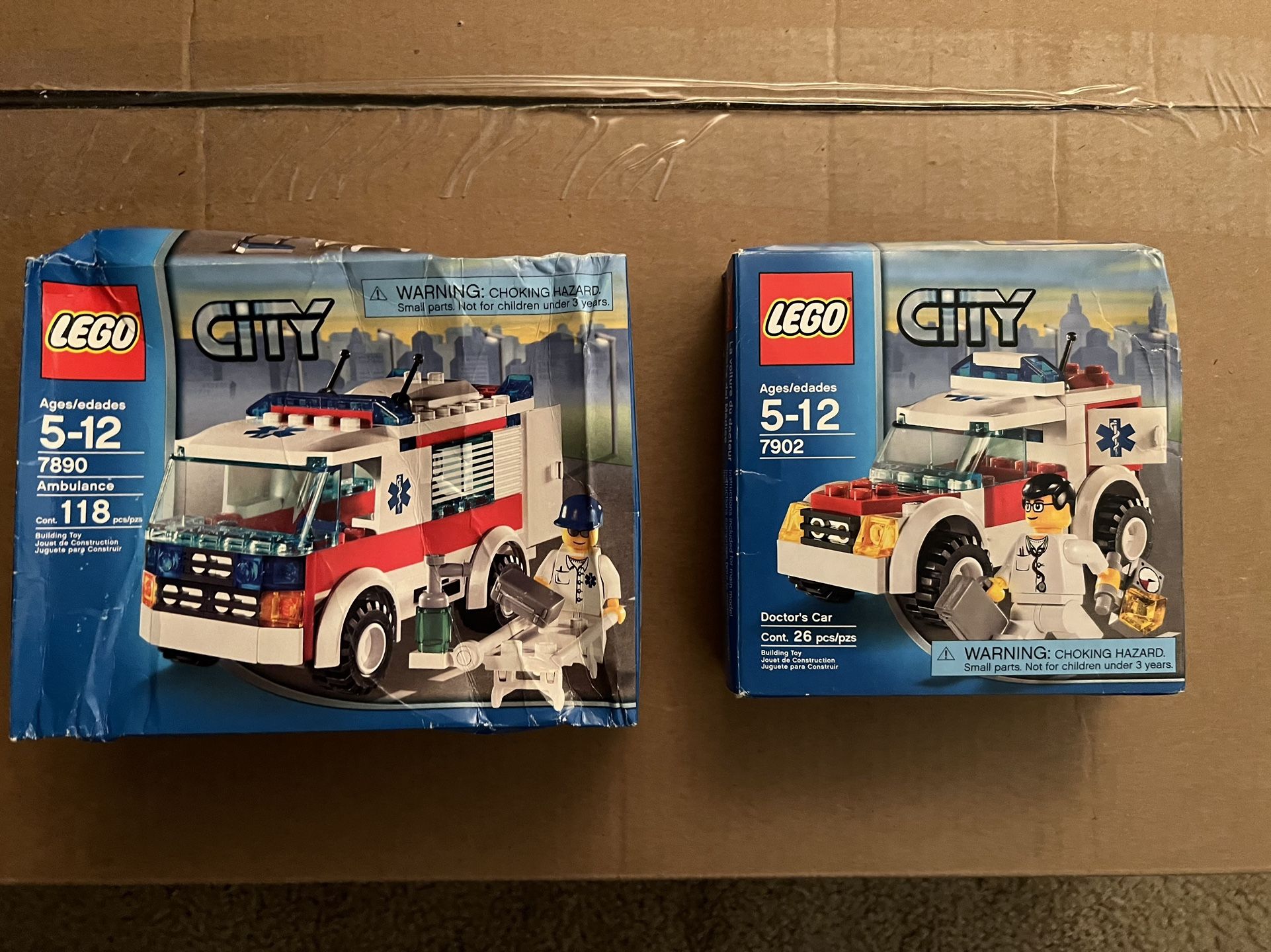 Ambulance Lego City Lego City Doctor/Ambulance (Includes Box And