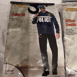 Cop Costume Size XL