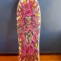 Punk Stix  Skull God • Jason Jessee Sun God Santa Cruz rip spoof  Skateboard Deck