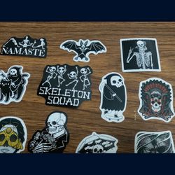 💀👻NEW Sticker Set: Goth/Halloween/Punk Themed
