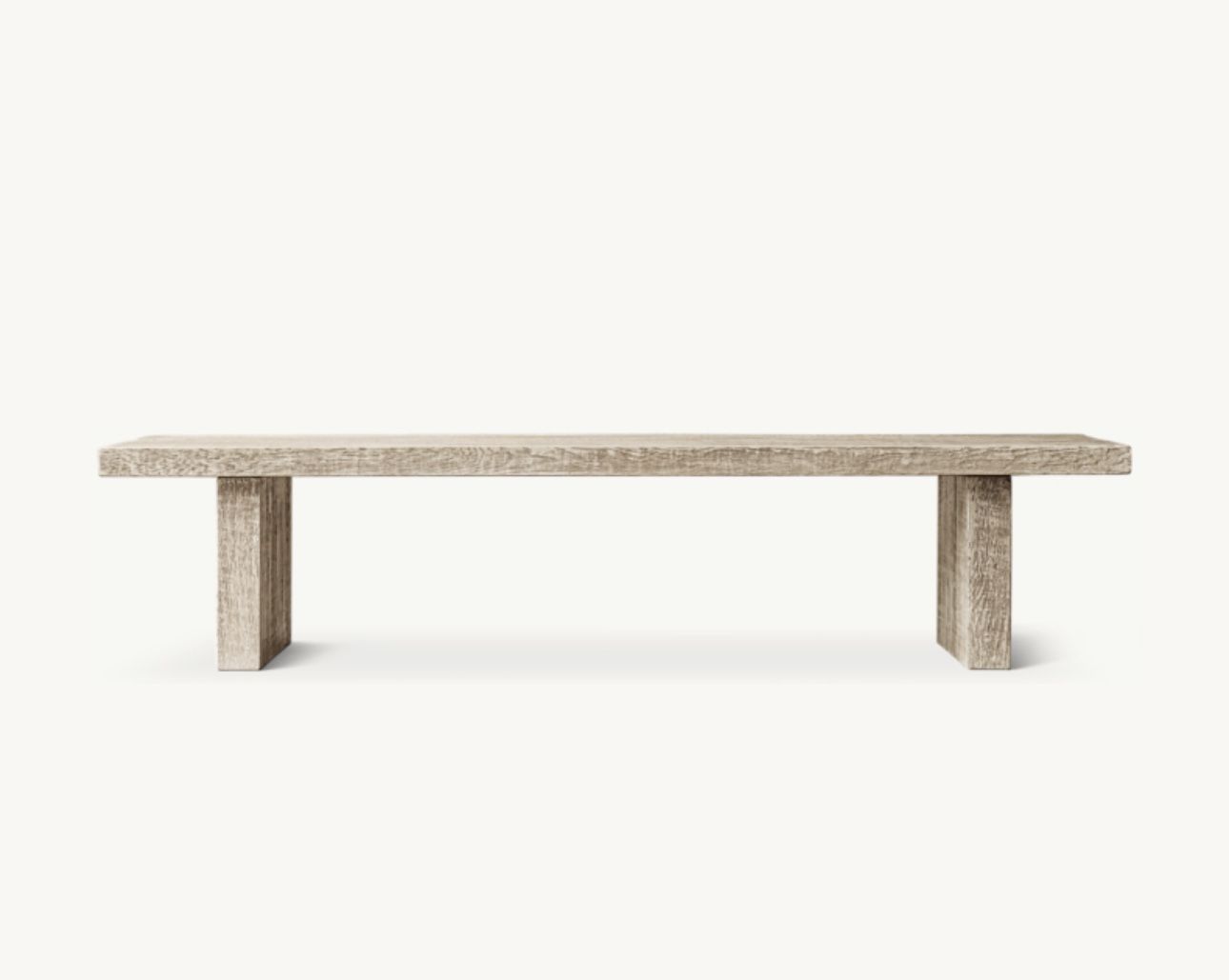 RH RECLAIMED OAK PLANK COFFEE TABLE β’ RECLAIMED BLEACHED OAK