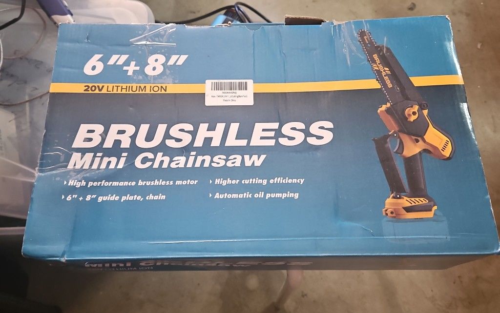 Brushless Mini Chainsaw Compatible With Dewalt 20V