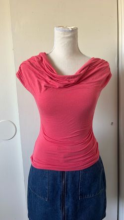 coral off the shoulder top