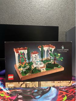 Lego Icons Fountain Garden Brand New Sealed