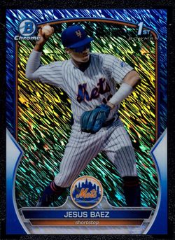 Jesus Baez 1st Bowman Chrome Shimmer Refractor /150