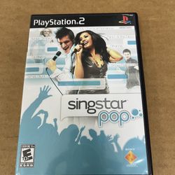 Singstar POP PS2 Complete Like New