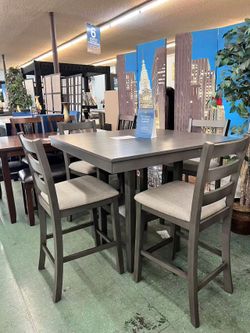 🚚Flash Deal🚚Brand New 5pc Counter Height Dining Set $399, Finance Available, Delivery Available.
