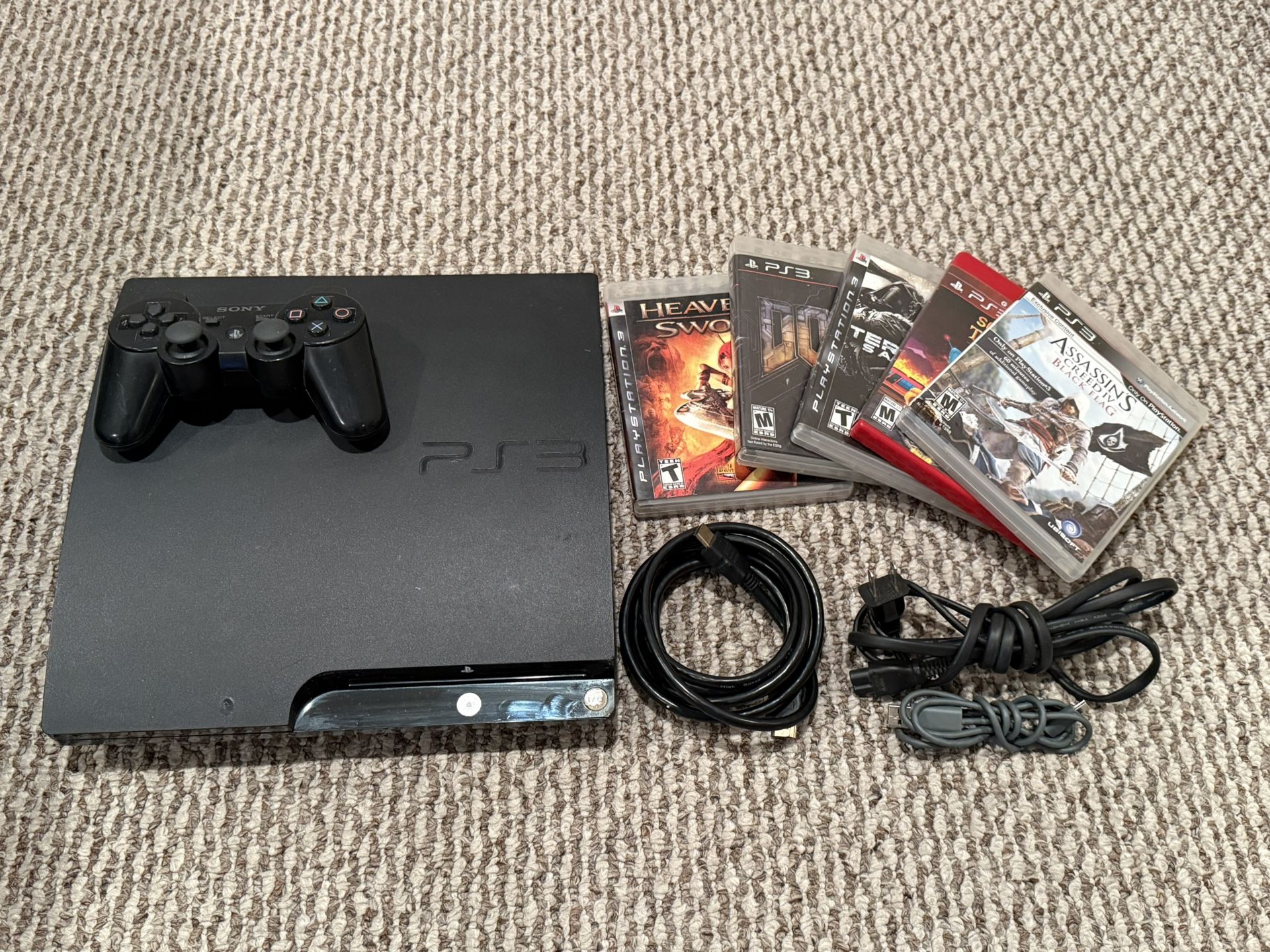 PS3 + 5 Games