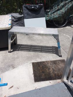 Plataforma De Aluminio Buenas Condiciones 