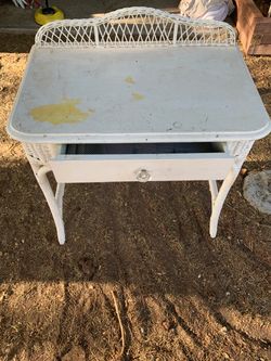 White desk