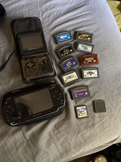 Game boy advance sp / psp ....games for advance ds and I have a few psp games