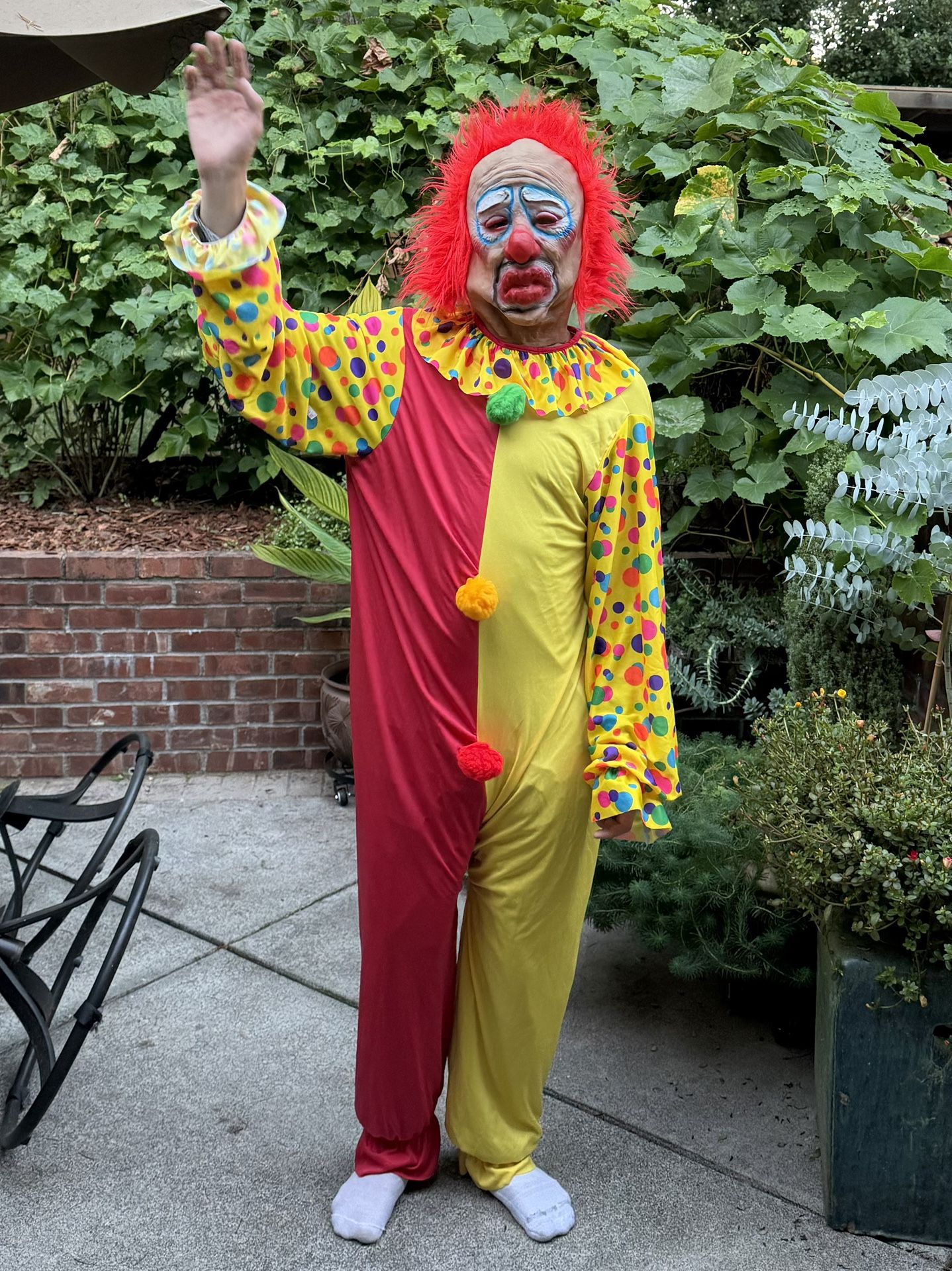 Vintage Creepy Clown Costume
