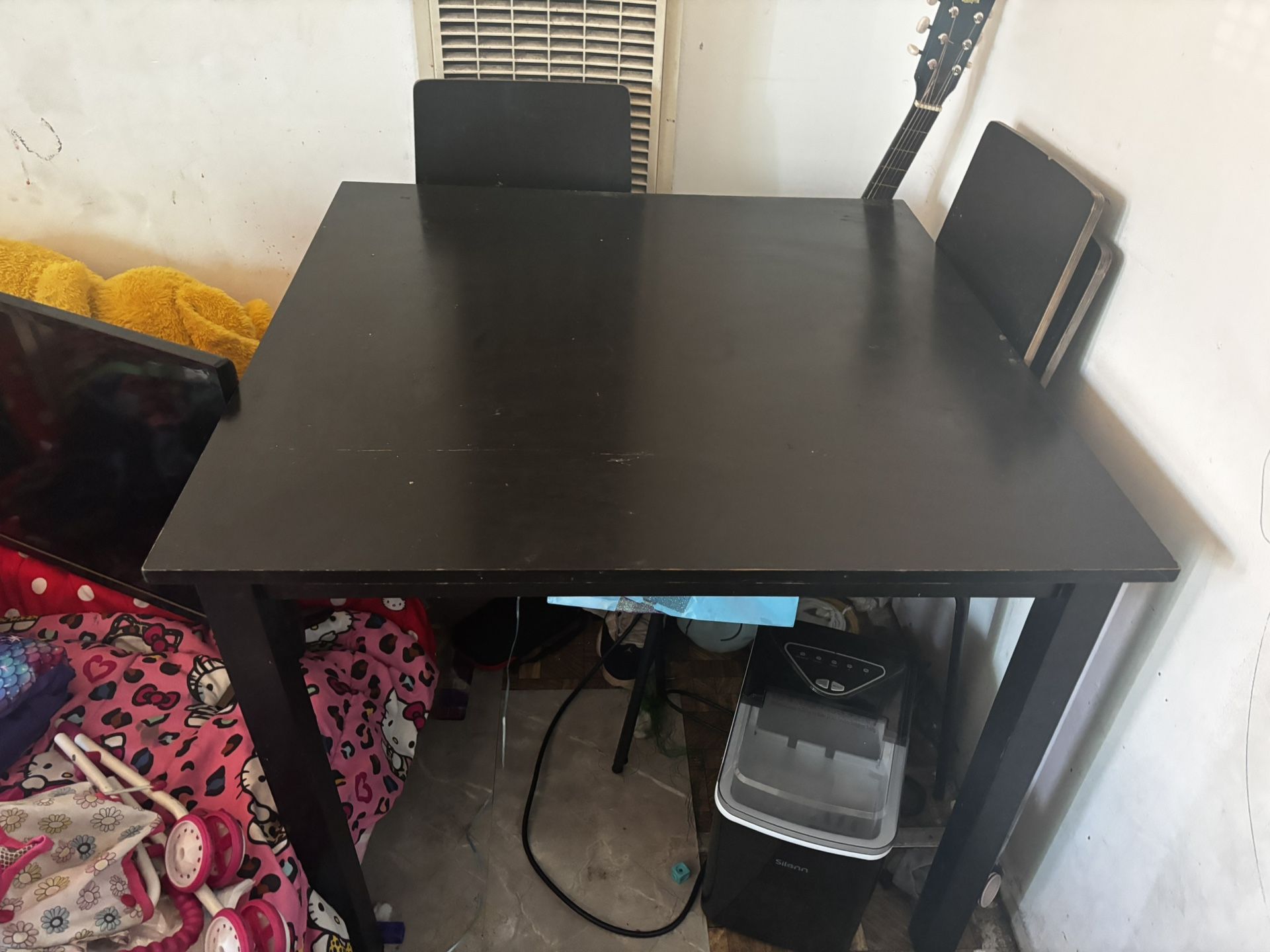 Black Wooden Table! For Sale !