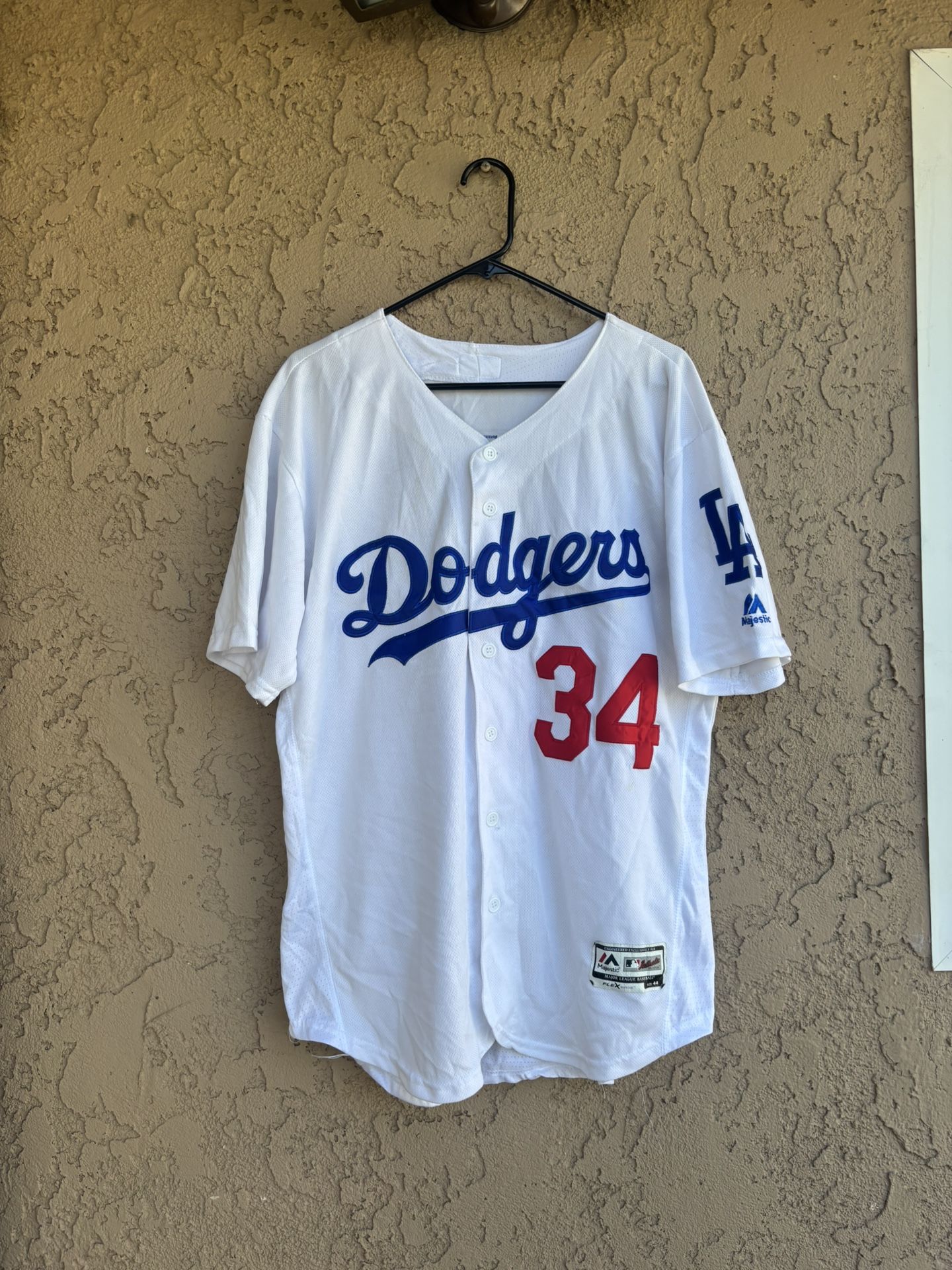 Dodgers Adult Xl Fernando Valenzuela Jersey 