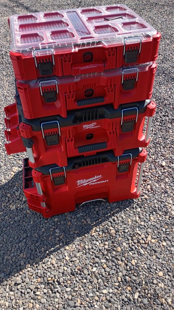 Milwaukee Pack out Tool Boxes